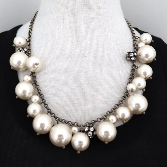 J CREW large pearl statement necklace - Picture 1 of 4